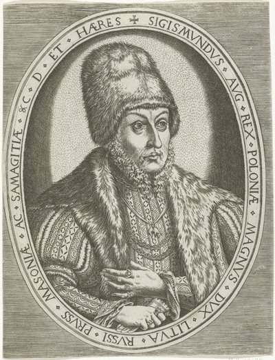 Portret van Sigismund II August door Frans Huys