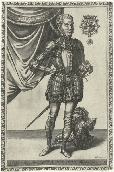 Portret van hertog Emanuel Philibert van Savoye door Frans Huys