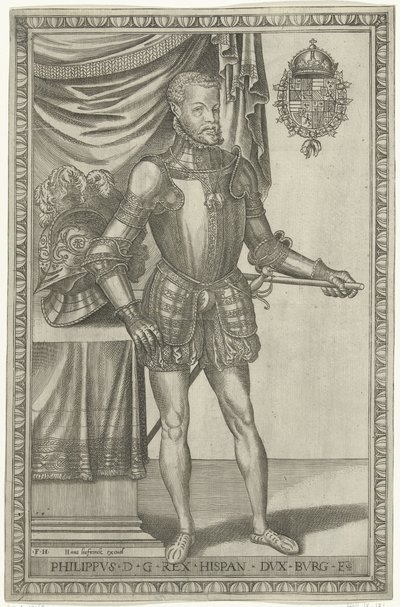 Portret van koning Filips II van Spanje door Frans Huys
