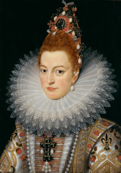 Aartshertogin Isabella, ca. 1601-20 door Frans II (after) Pourbus