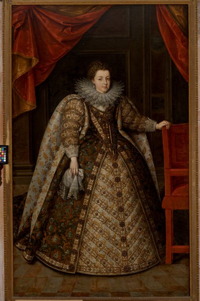 Christine van Savoye, Prinses van Piëmont (1606-1663) door Frans II (after) Pourbus