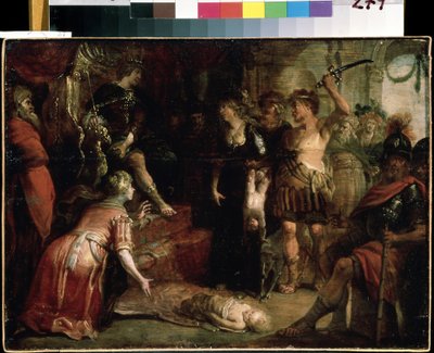 Het oordeel van Salomo door Frans II Francken
