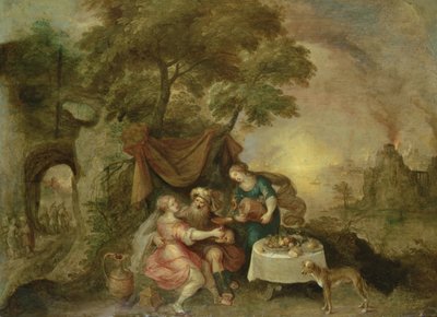 Lot en zijn Dochters door Frans II Francken