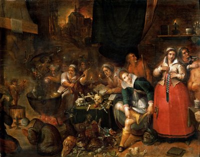 De Heksenkeuken door Frans II Francken