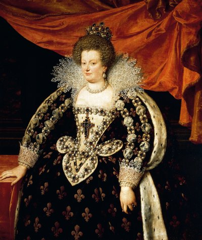Portret van Maria de Medici door Frans II Pourbus