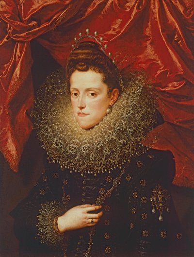 Portret van Eleonora de Medici, hertogin van Mantua door Frans II Pourbus