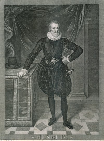 Portret van Hendrik IV van Frankrijk door Frans II Pourbus
