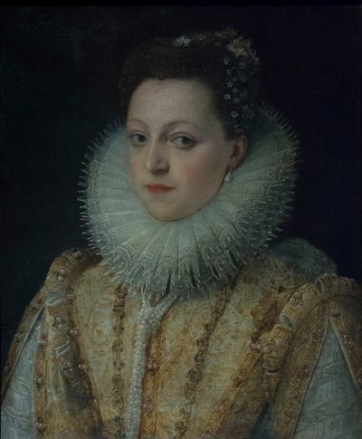 Portret van Isabella Gonzaga door Frans II Pourbus