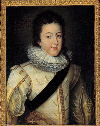 Portret van Lodewijk XIII, koning van Frankrijk en Navarra (1601-1643) ten tijde van zijn huwelijk in 1616 door Frans II Pourbus