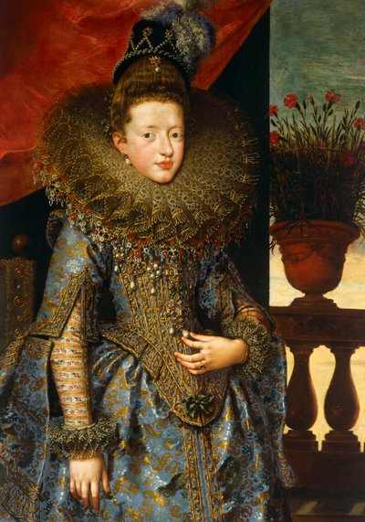 Portret van Margherita van Savoye, door Frans Pourbus de Jongere door Frans II Pourbus