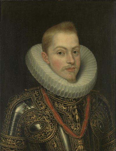 Portret van Filips III, koning van Spanje, c.1600 door Frans II Pourbus