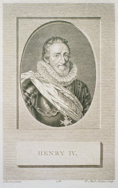 Henri IV (1553-1610) door Frans II after Pourbus