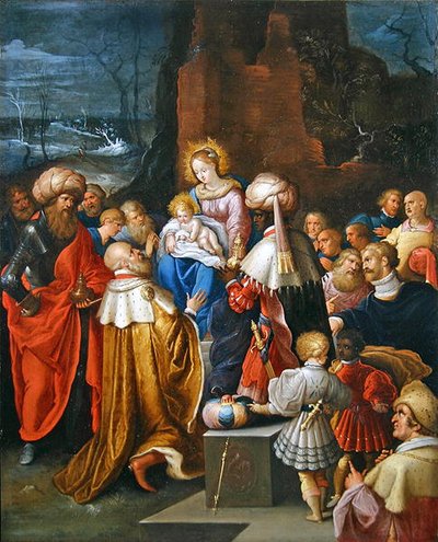De Aanbidding van de Drie Koningen door Frans II the Younger Francken