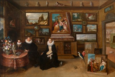 De schilderijenverzameling van Sebastian Leerse, ca. 1610 door Frans II the Younger Francken