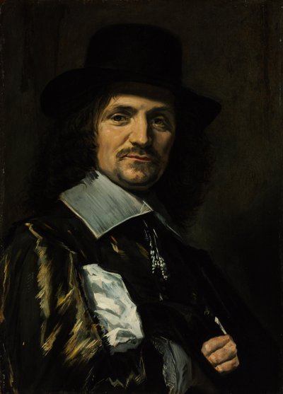 Portret van de schilder Jan Asselijn 1610-1652 door Frans I Hals