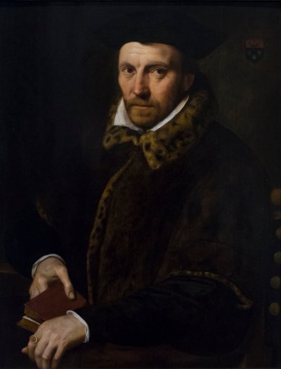 Portret van Dom Andreas Boulingier, circa 1580 door Frans I Pourbus