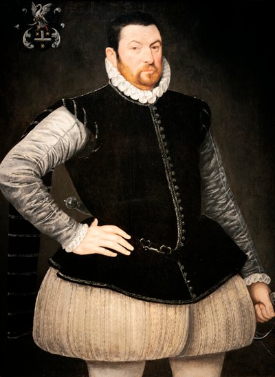 Portret van Frans van de Kethulle, Heer van Ryhove (1531-1585) door Frans I Pourbus