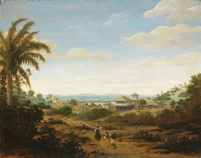 Landschap aan de Rio Senhor de Engenho, Brazilië door Frans Post