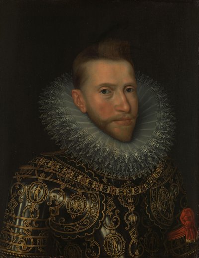 Portret van aartshertog Albrecht van Oostenrijk (1559-1621) door Frans Pourbus (II) (workshop of)