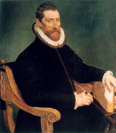 Portret van een man, 16e eeuw door Frans Pourbus the Elder