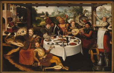 De gelijkenis van de verloren zoon door Frans Pourbus the Elder