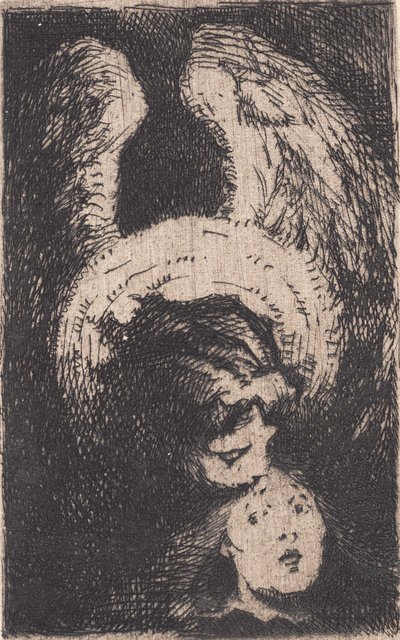 Oudjaarsavond 1893. Proefplaat door Frans Schwartz