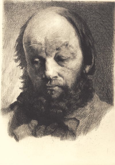 Zwartbaardige man, Garibaldi door Frans Schwartz