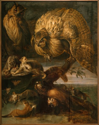 Dieren van de nacht door Frans Snyders
