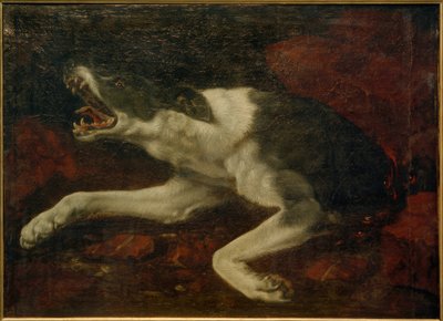 Gewonde hond door Frans Snyders or Snijders