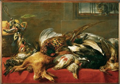 Jachtstilleven door Frans Snyders or Snijders