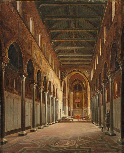 Interieur van de Monreale Kathedraal Santa Maria Nuova door Frans Vervloet