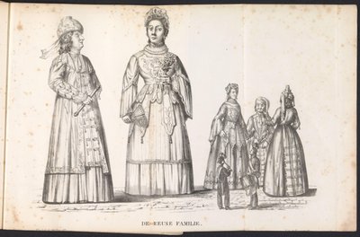 Reuzenfiguren in de optocht voor de Heilige Rombout, 1825 door Frans Vervloet