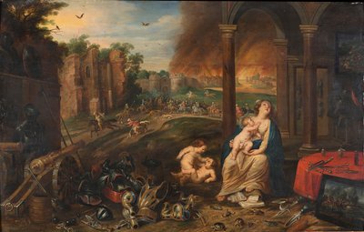 De allegorie van de tastzin door Frans Wouters