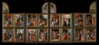 Het leven van Christus en de Maagd door Frans the Elder Francken