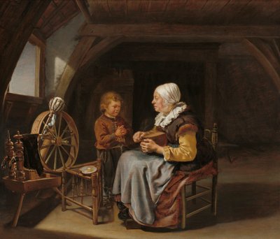 Dankgebed door Frans van Mieris
