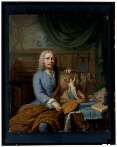 Zelfportret door Frans van the Younger Mieris