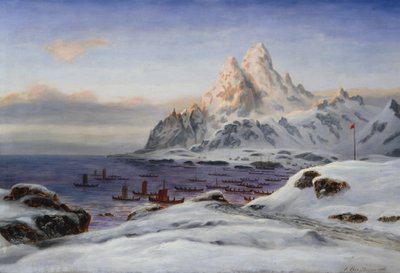 Vissers in Lofoten door Frants Diderik Boe