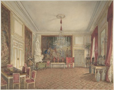 Kamer van aartshertog Ludwig Viktor in de Hofburg, Wenen door Franz Alt