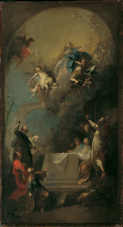 Hemelvaart van Maria door Franz Anton Maulbertsch