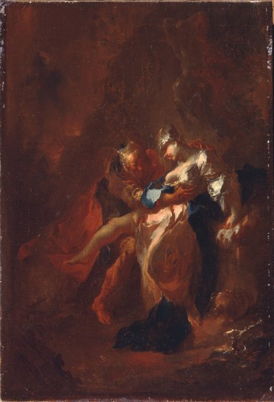 Juda en Tamar door Franz Anton Maulbertsch