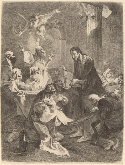 De Instelling van de Eucharistie door Franz Anton Maulbertsch