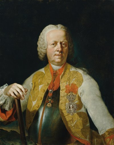 Veldmaarschalk Karl Josef Fürst Batthyány door Franz Anton Palko