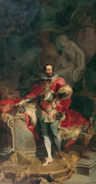 Portret van keizer Ferdinand I 1503-1564, ca. 1760 door Franz Anton Palko
