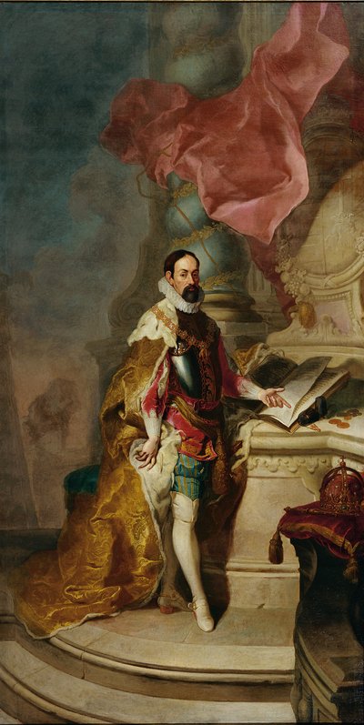 Portret van Matthias 1557-1619, Heilige Roomse Keizer, ca. 1760 door Franz Anton Palko