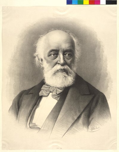 Lajos von Kossuth door Franz August Schubert