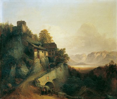 Bergweg in Tirol door Franz Barbarini