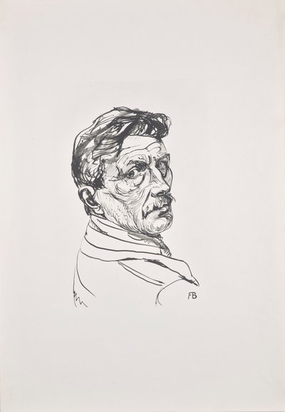 Zelfportret door Franz Barwig d. Ä.