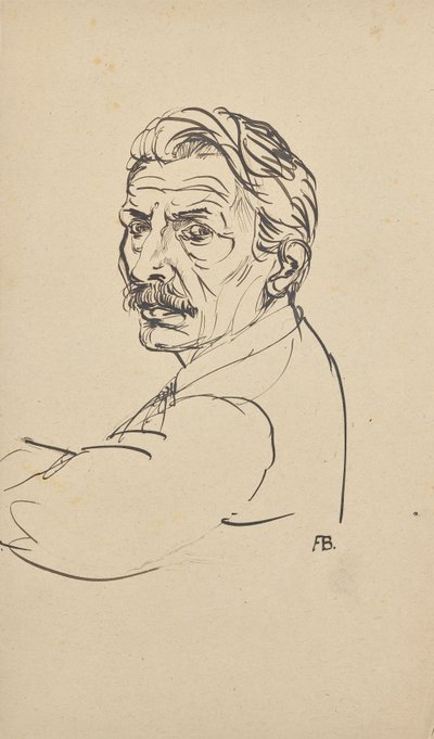 Zelfportret door Franz Barwig d. Ä.