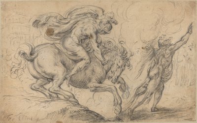 Het Offer van Marcus Curtius door Franz Cleyn