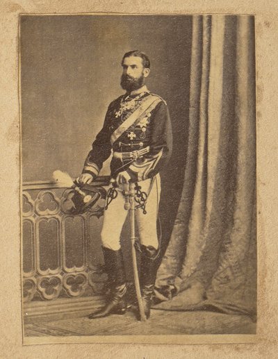 [Portret van Carol I van Roemenië]. door Franz Duschek